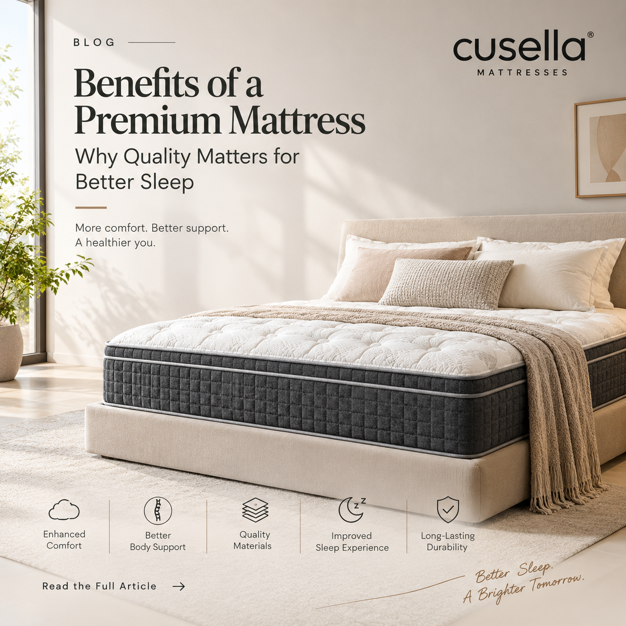 Benefits of a Premium Mattress