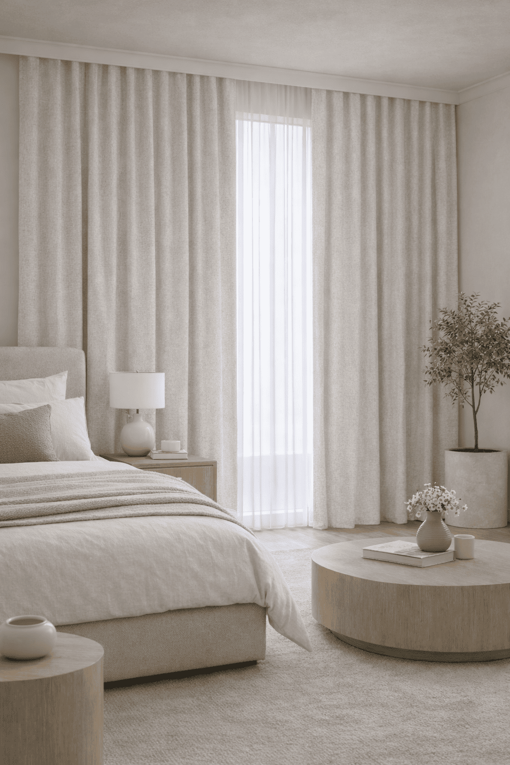 Micro Basket Weave Self-Texture Textura Verona 2 Curtain Fabric & Cushion Fabric MS-210