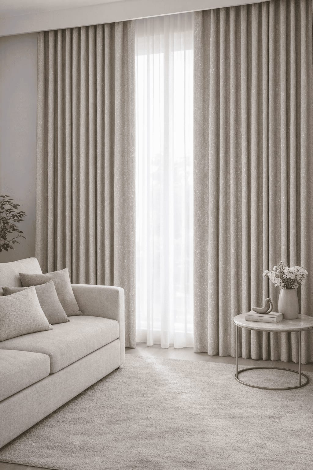 Micro Basket Self-Texture Textura Verona 2  Curtain & Cushion Fabric MS-208