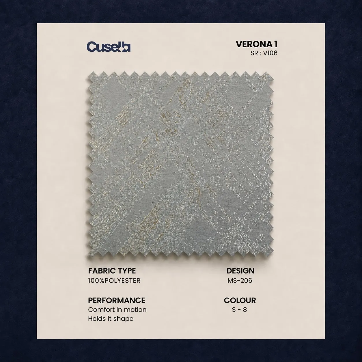 Geometric Diamond Self-Texture Textura Verona 1 Curtain Fabric & Cushion Fabric MS-206/V106