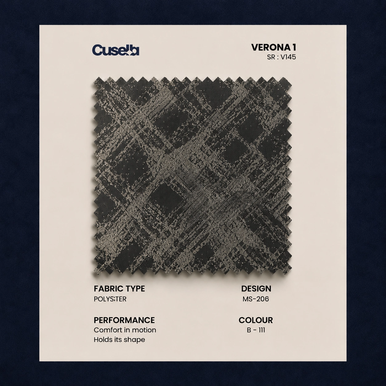 Diamond Grid Textured Weave Textura Verona 1 Curtain Fabric & Cushion Fabric MS-206/V145