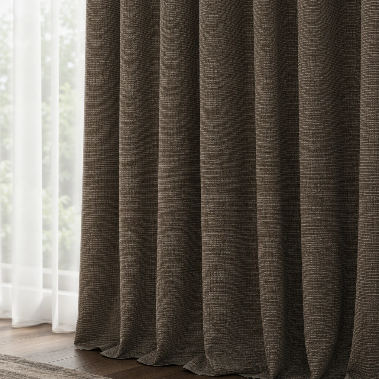 Mocha Taupe Dimout Curtain/D20