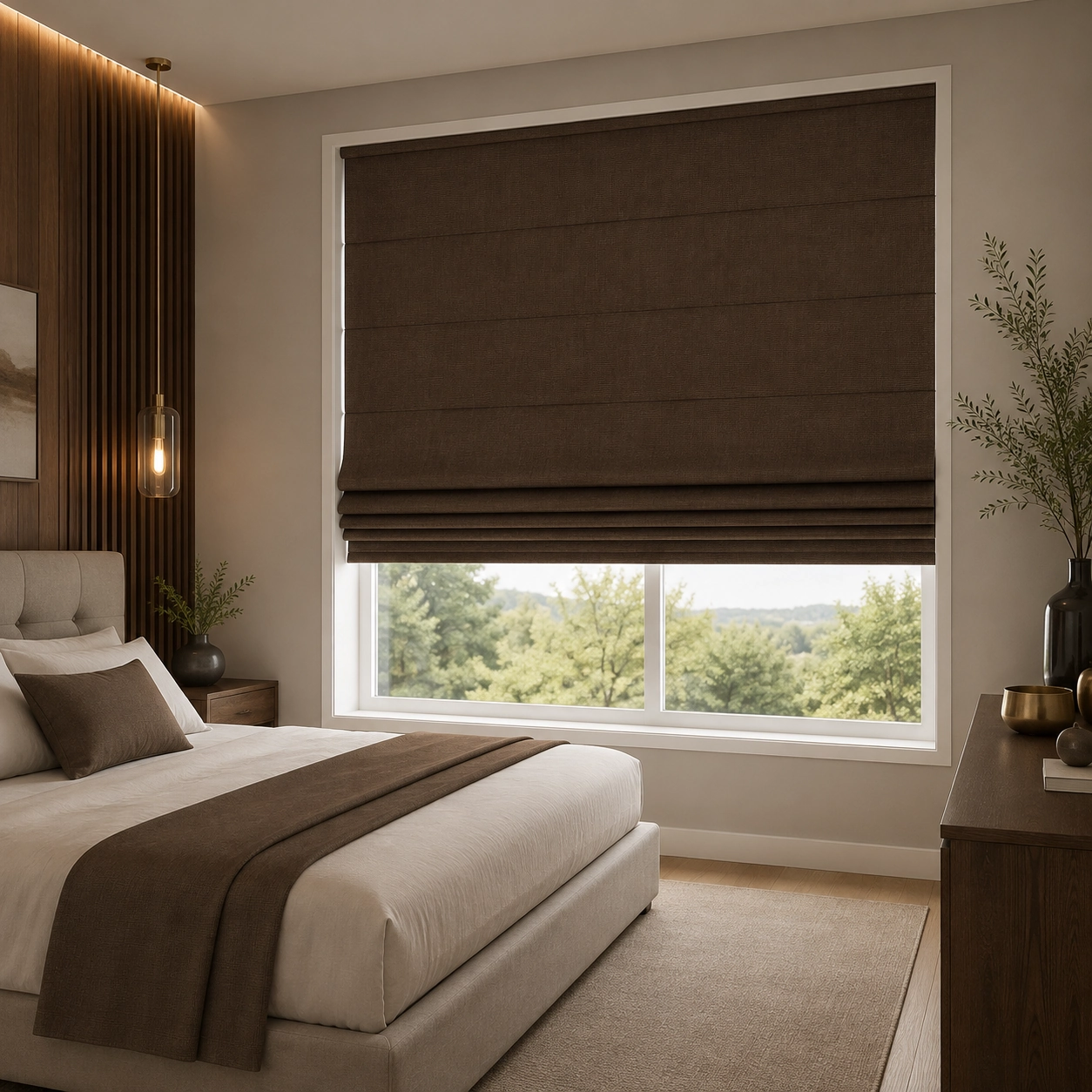 Cocoa Heritage Roman Blind/D18