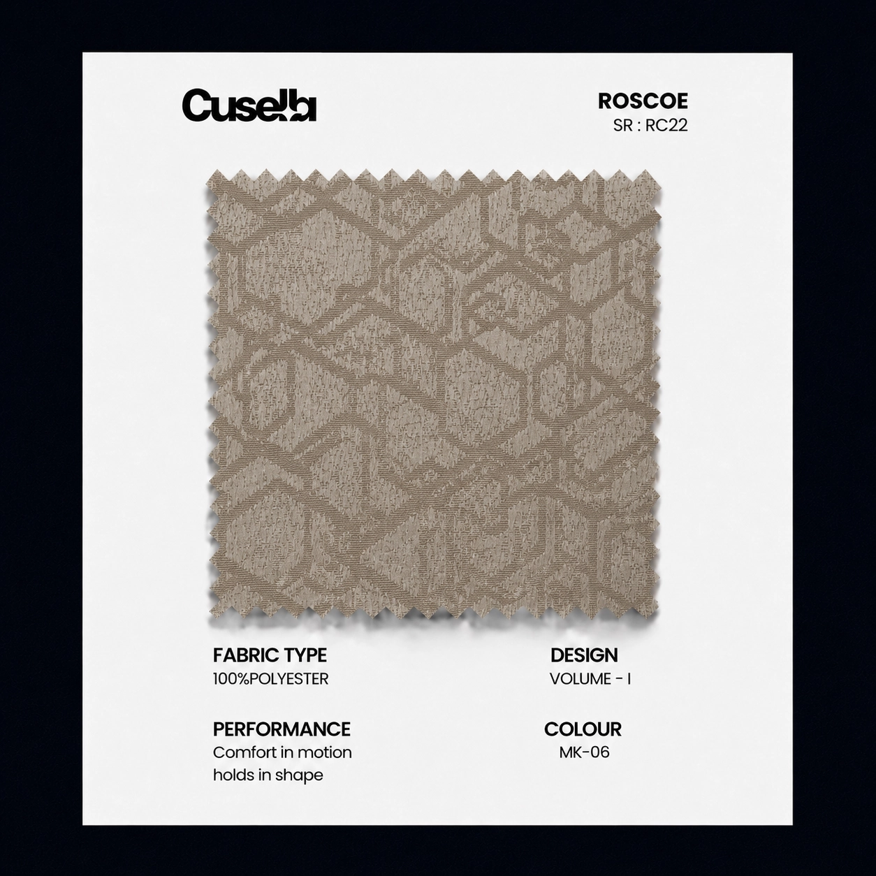 Honeycomb Living Room Curtain Fabric/RC22