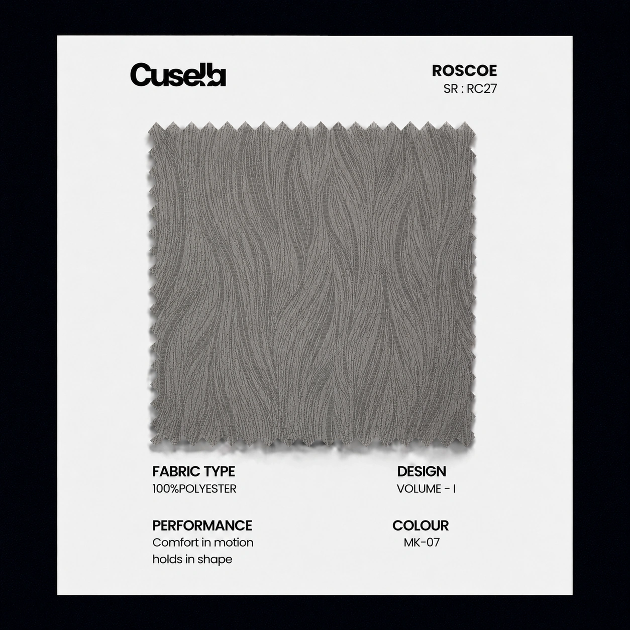 Grey Woodgrain Textured Curtain Fabric/RC27
