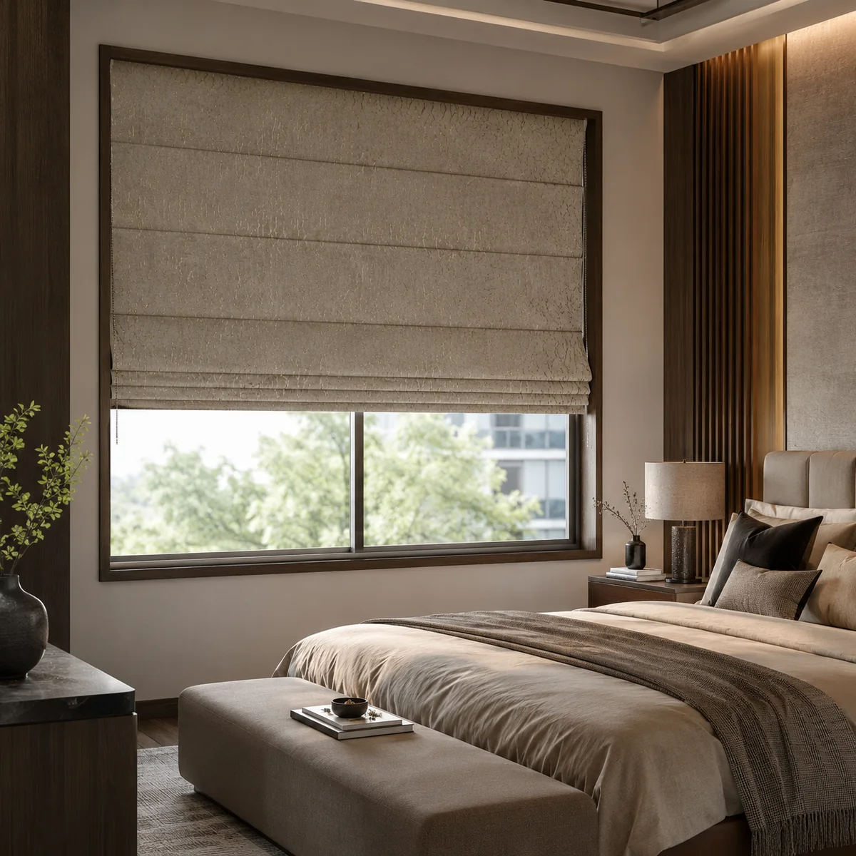 Timeless Greige Roman Blind/CJ18